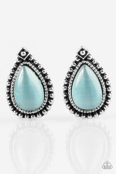 paparazzi-jewelry-wouldnt-gleam-of-it-blue-post-post-earrings-patty-conns-bling-boutique