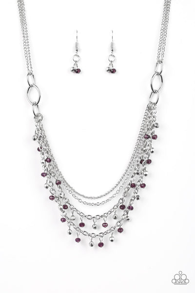 Paparazzi Jewelry | Financially Fabulous - Purple Necklace | Patty Conn’s Bling Boutique 