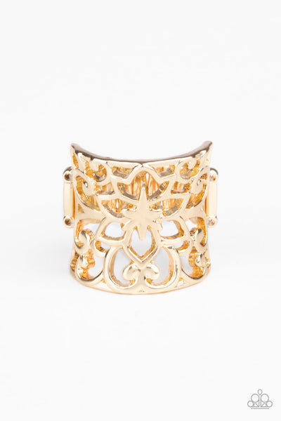 Paparazzi Jewelry | Guru Garden - Gold Ring | Patty Conn's Bling Boutique