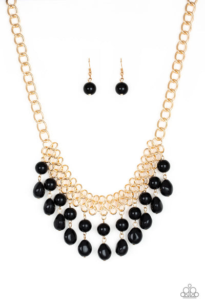 Paparazzi Jewelry | 5th Avenue Fleek - Black Necklace | Patty Conn's Bling Boutique