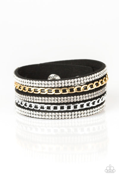 Paparazzi Jewelry | Fashion Fiend - Black Bracelet | Patty Conn's Bling Boutique