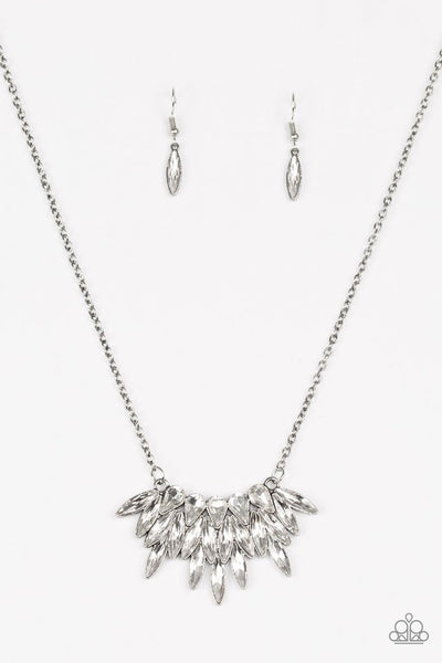 Paparazzi Jewelry | Crowning Moment - White Necklace | Patty Conn's Bling Boutique