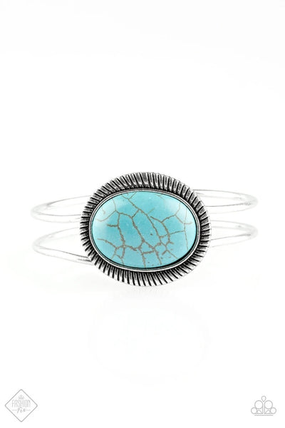 Paparazzi Jewelry | Frontier and Center- Blue Bracelet | Patty Conn's Bling Boutique