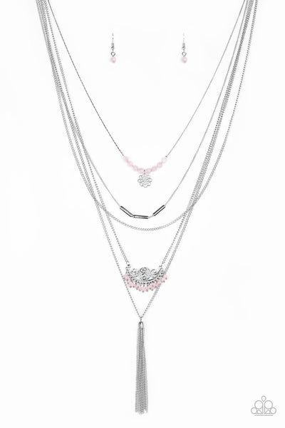 Paparazzi Jewelry | Malibu Mixer - Pink Necklace | Patty Conn's Bling Boutique