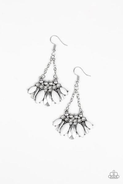 Paparazzi Jewelry | Terra Tribe - White Earrings | Patty Conn's Bling Boutique