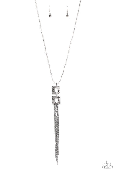 Paparazzi Jewelry | Times Square Stunner - Silver Necklace | Patty Conn's Bling Boutique