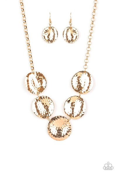 Paparazzi Jewelry | First Impressions - Gold Necklace | Patty Conn's Bling Boutique