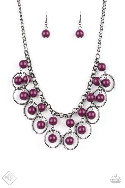 Paparazzi Jewelry | Really Rococo - Purple Necklace | Patty Conn's Bling Boutique