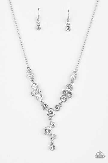 Paparazzi Jewelry | Five-Star Starlet - White Necklace | Patty Conn's Bling Boutique