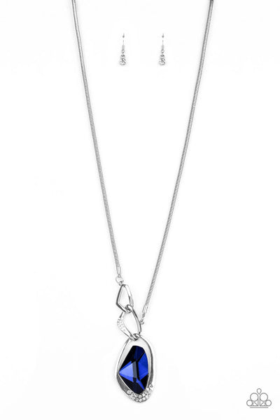 Paparazzi Jewelry | Optical Opulence - Blue Necklace | Patty Conn's Bling Boutique