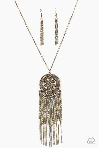 Paparazzi Jewelry | Sunny Sunflower -  Brass Necklace | Patty Conn's Bling Boutique