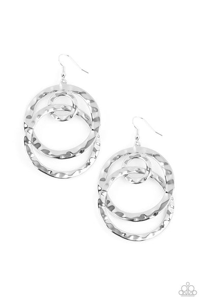 Paparazzi Jewelry | Modern Relic - Silver Earrings | Patty Conn's Bling Boutique