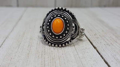 Paparazzi Jewelry | Oasis Moon - Orange Ring | Patty Conn's Bling Boutique