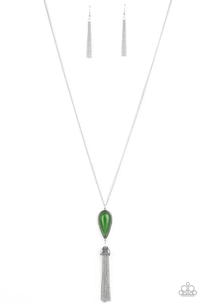 Paparazzi Jewelry | Zen Generation - Green Necklace | Patty Conn's Bling Boutique