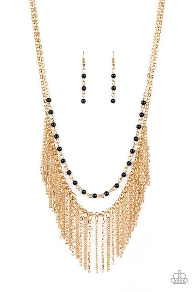 Copy of Paparazzi Jewelry | Fierce In Fringe - Gold Necklace | Patty Conn's Bling Boutique
